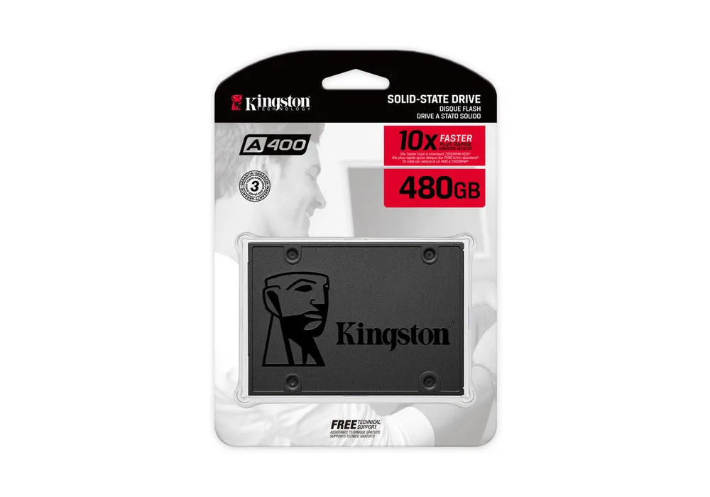 SSD Kingston A400 480Гб, SA400S37/480G