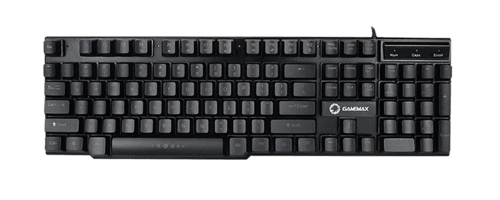 Tastatură Gamemax K207, Cu fir, Negru