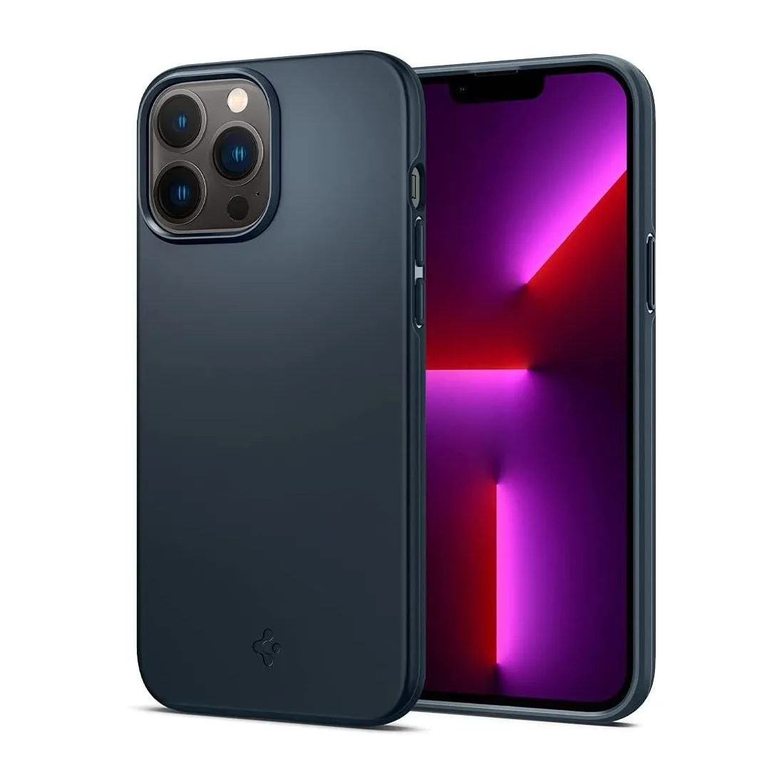 Husă Spigen iPhone 13 Pro Max, Thin Fit, Metal Slate