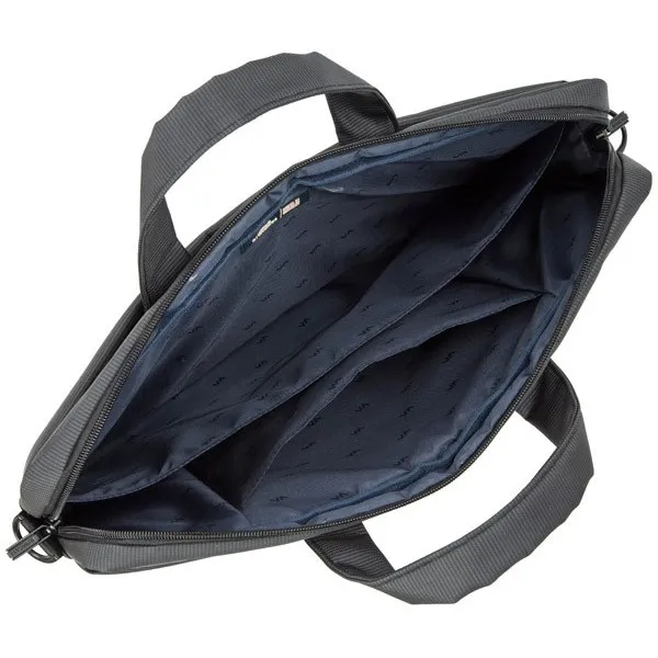 Geantă pentru Laptop RivaCase Tivoli, 15.6", Poliester, Gri