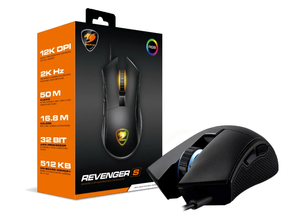 Игровая мышь Cougar Revenger S, Чёрный