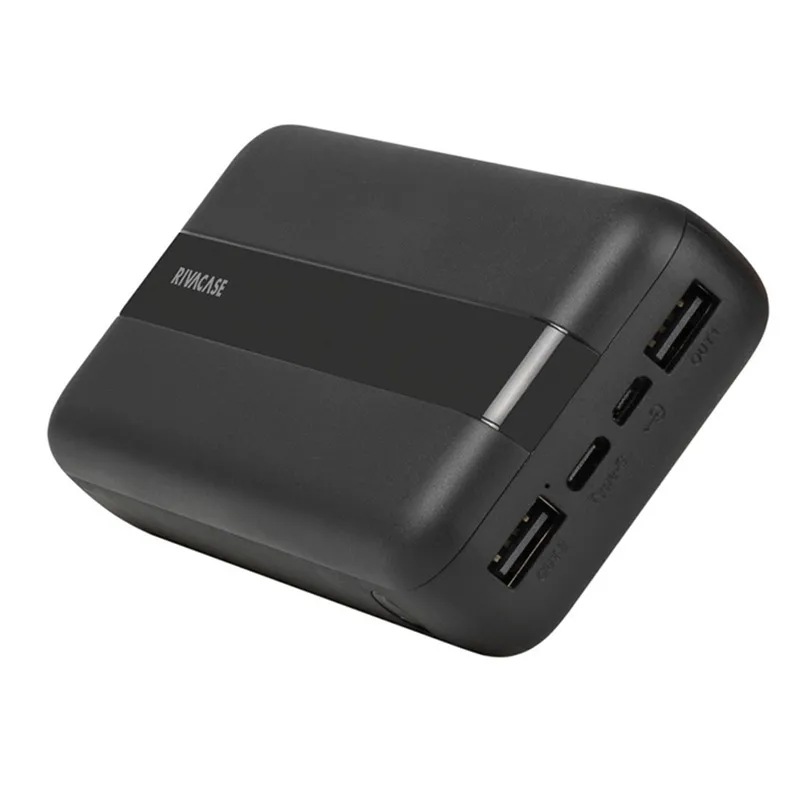 Портативное зарядное устройство RivaCase VA2081, 20000мА·ч, Чёрный