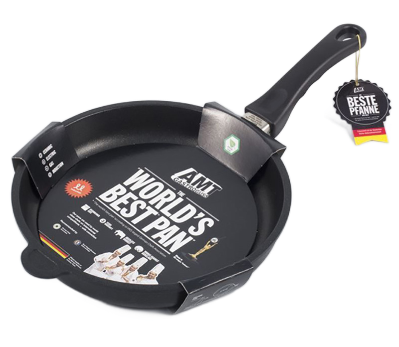 Сковорода AMT Gastroguss I-526-E, 1,6л, 26см, Чёрный