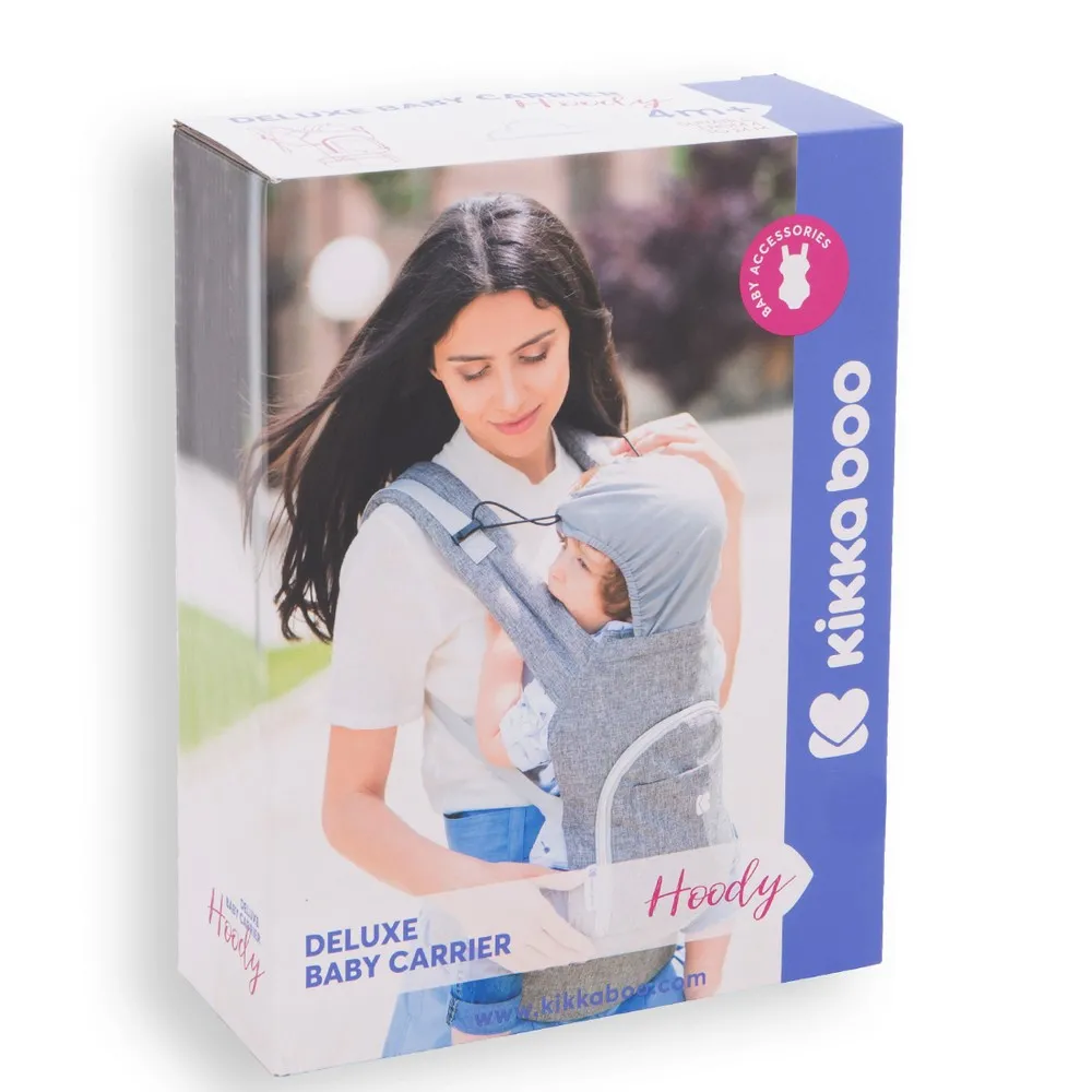 Carrier Kikka Boo Hoody, Albastru