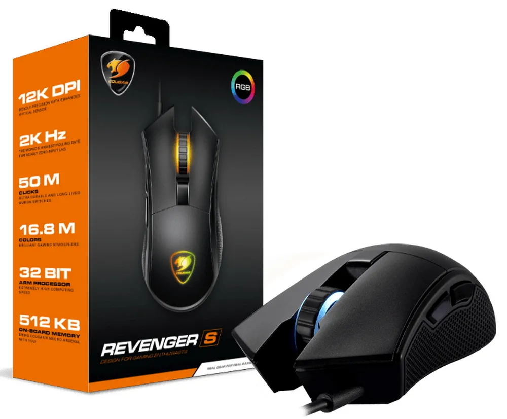 Игровая мышь Cougar Revenger S, Чёрный
