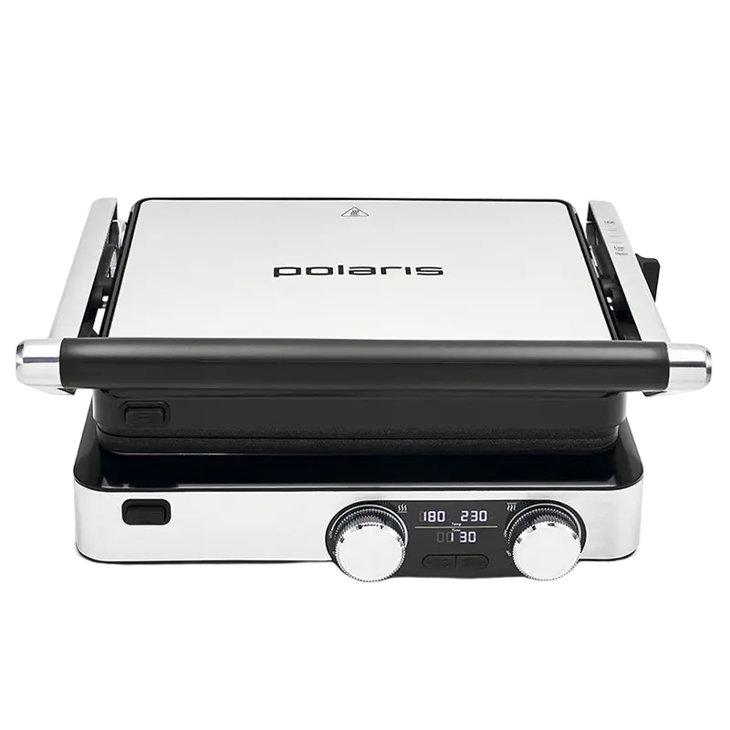 Grătar electric Polaris PGP2302D, 2000W, Argintiu