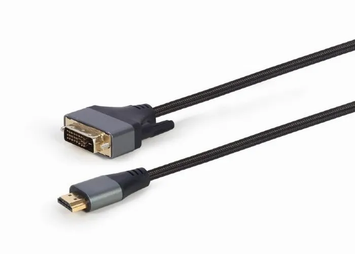 Adaptor Video Cablexpert CC-HDMI-DVI-4K-6, HDMI (M) - DVI-I (M), 1,8m, Negru