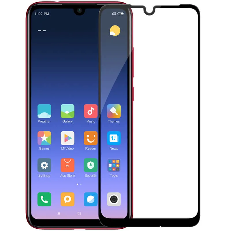 Защитное стекло Nillkin RedMi Note 7 - Tempered Glass CP+ pro, Чёрный