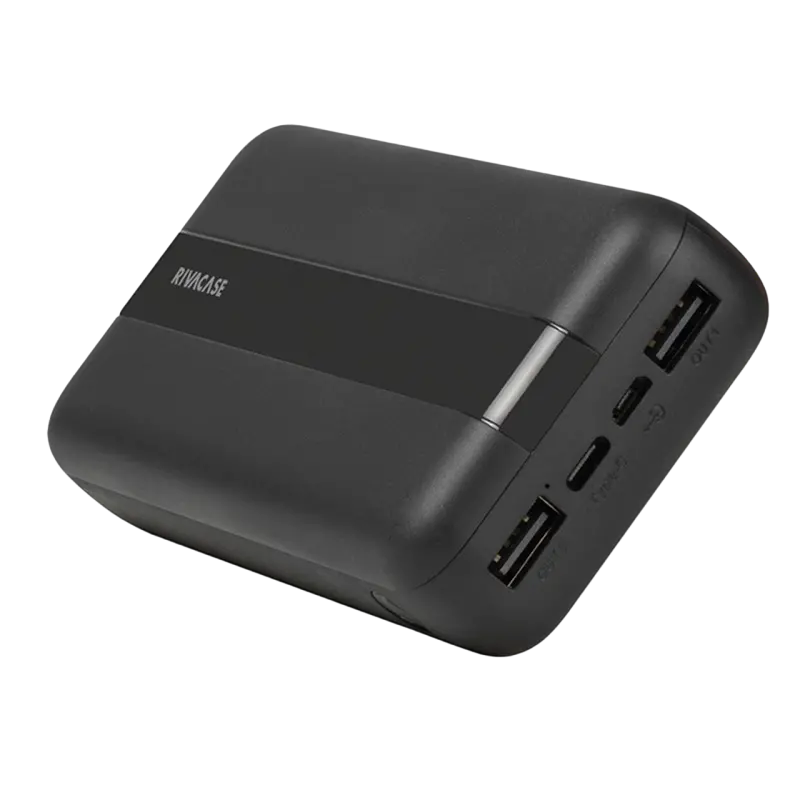 Портативное зарядное устройство RivaCase VA2081, 20000мА·ч, Чёрный