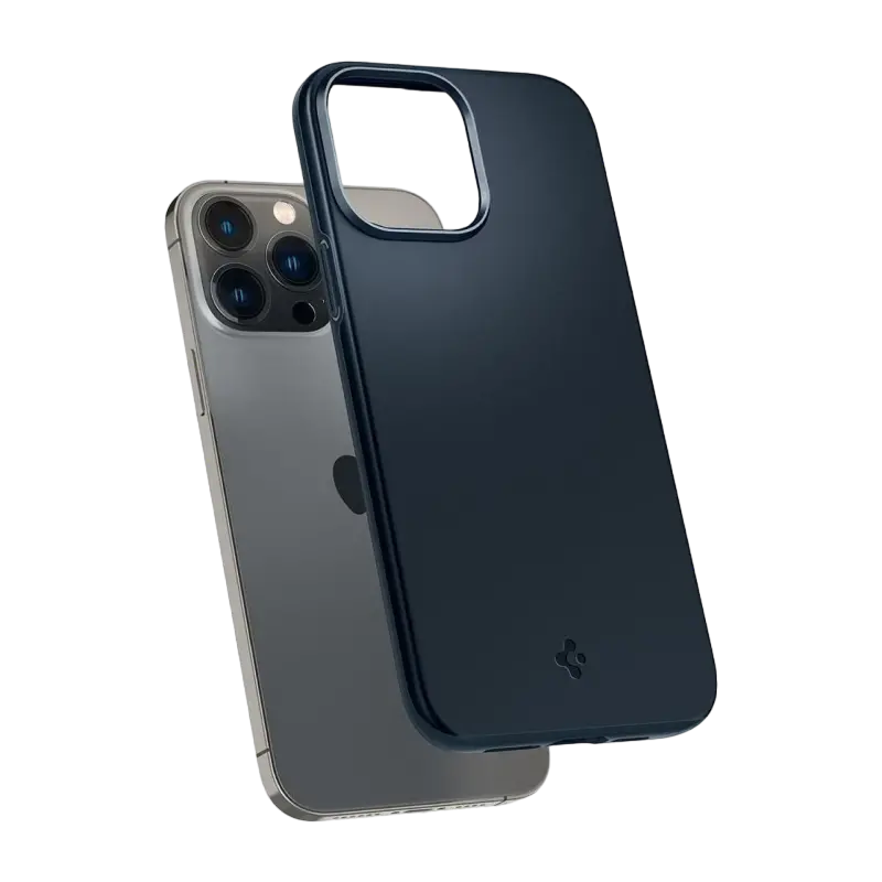 Husă Spigen iPhone 13 Pro Max, Thin Fit, Metal Slate