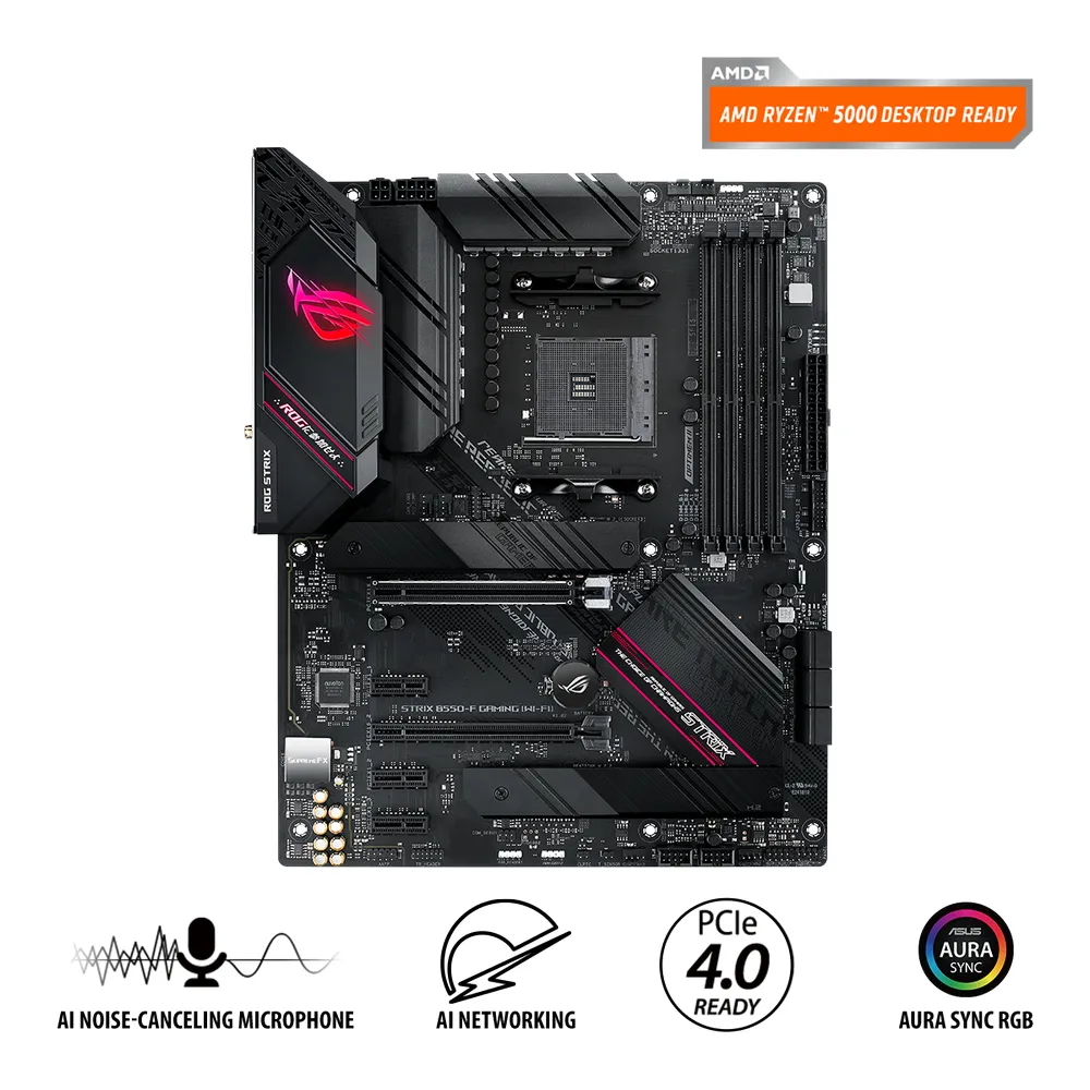 Материнская плата ASUS ROG STRIX B550-F GAMING, AM4, AMD B550, ATX