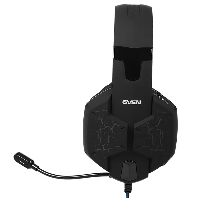 Căști gaming SVEN AP-U980MV, Cu fir, Negru/Albastru