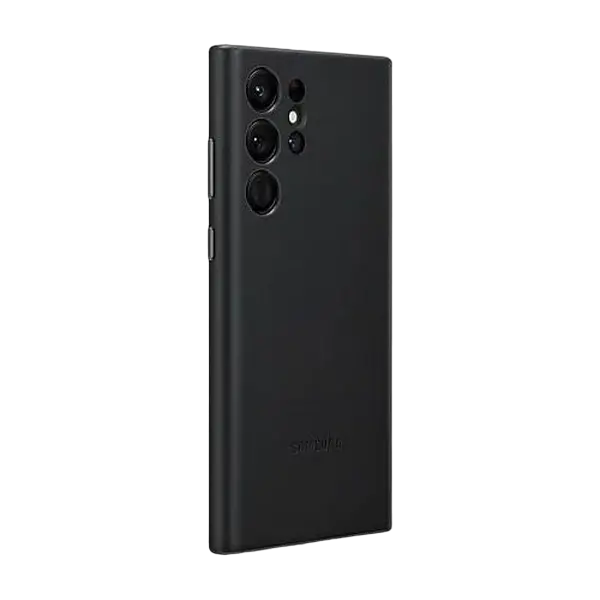 Husă Samsung Leather Cover for Galaxy S22 Ultra, Negru