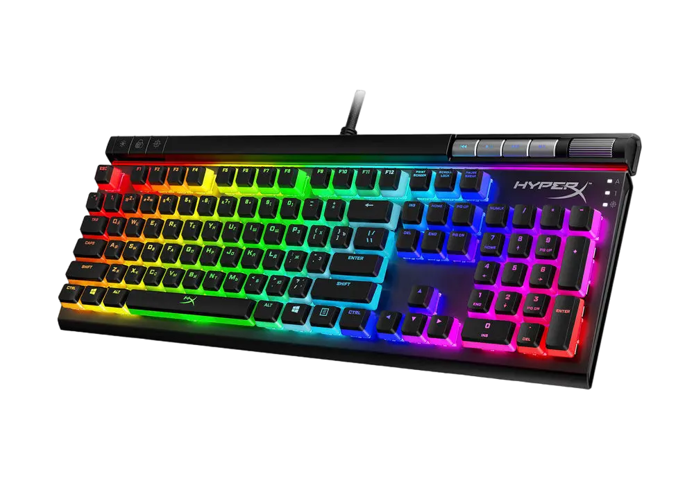 Клавиатура HyperX Alloy Elite 2, Проводное, Чёрный