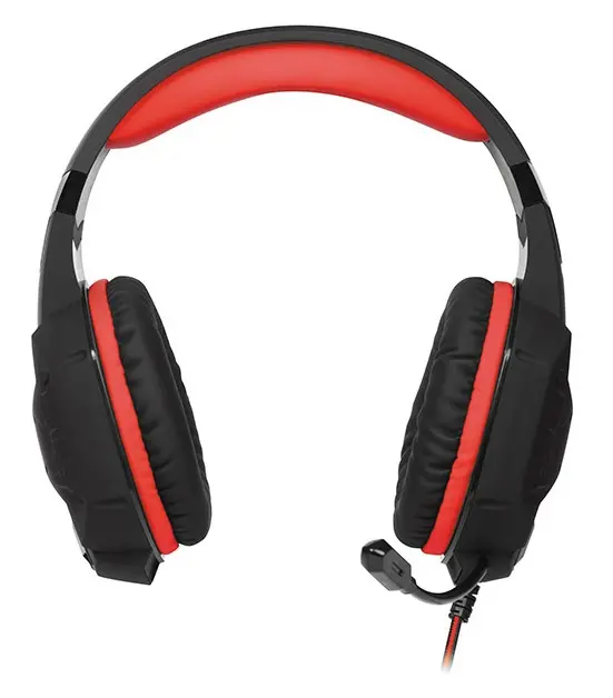 Căști gaming SVEN AP-U988MV, Cu fir, Negru/Roșu