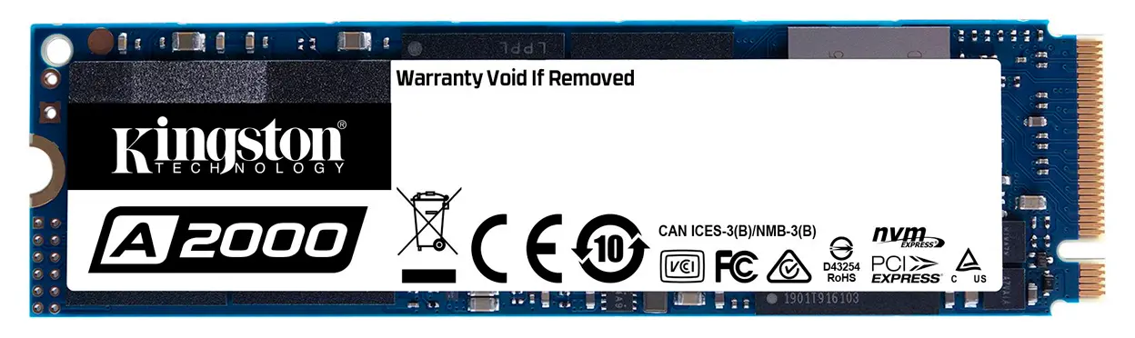 Накопитель SSD Kingston A2000, 500Гб, SA2000M8/500G