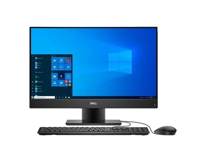 Computer All-in-One DELL OptiPlex 5480, 23,8", Intel Core i5-10500T, 8GB/256GB, Linux Ubuntu, Negru