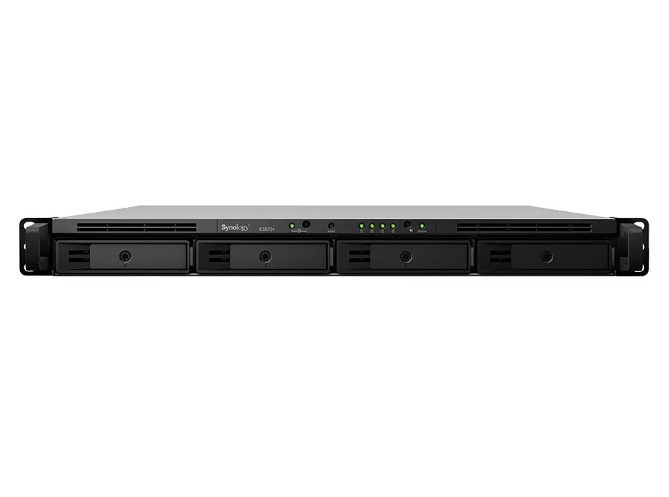 Сетевое хранилище SYNOLOGY RS820+, Серебристый