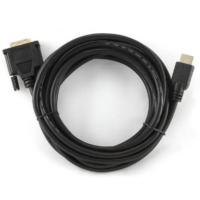 Cablu Video Cablexpert CC-HDMI-DVI-15, HDMI (M) - DVI-I (M), 4,5m, Negru