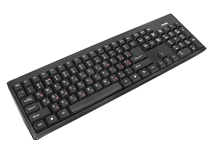 Tastatură SVEN Standard 303, Cu fir, Negru