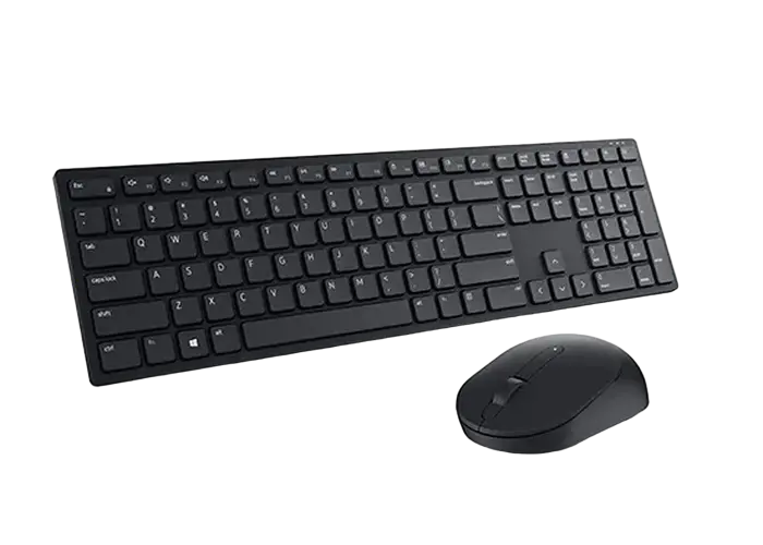 Set Tastatură + Mouse DELL KM5221W, Fără fir, Negru