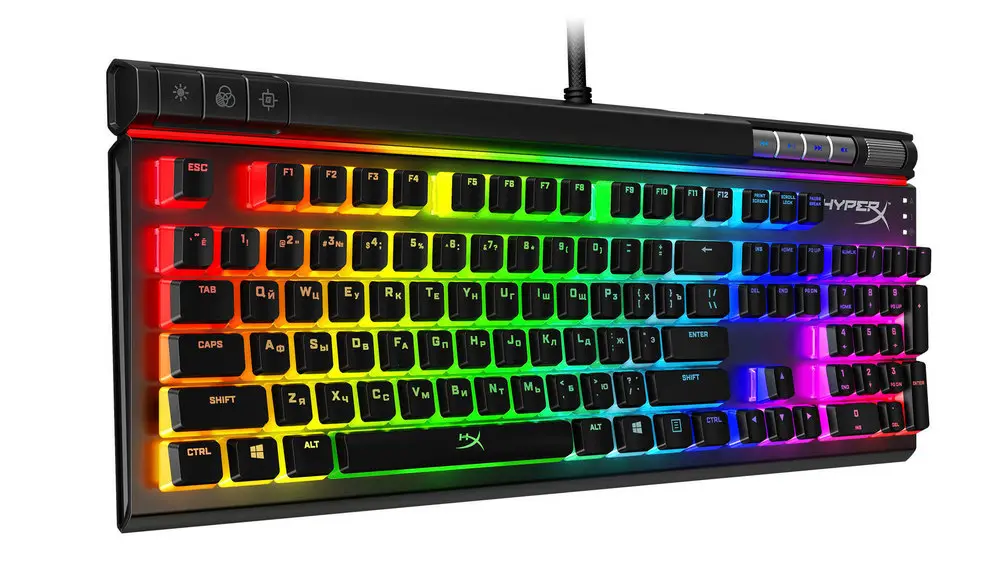 Клавиатура HyperX Alloy Elite 2, Проводное, Чёрный
