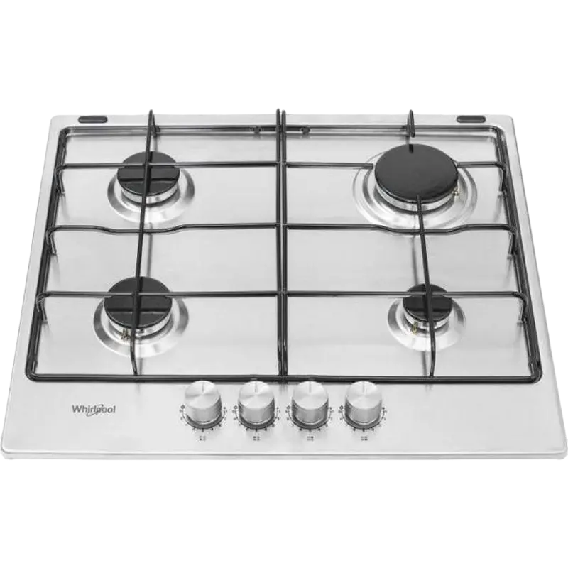Plită pe gaz Whirlpool TKRL 650 IX, Oțel inoxidabil