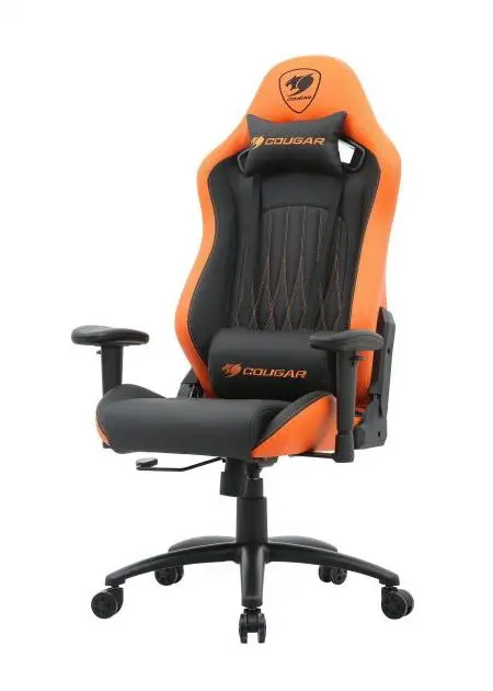 Scaun Gaming Cougar Explore, PVC Piele, Portocaliu