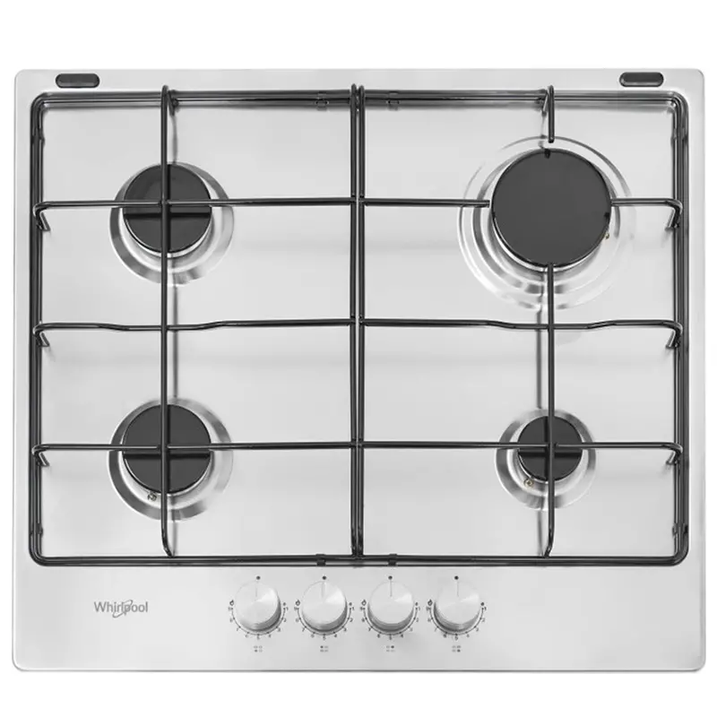 Plită pe gaz Whirlpool TKRL 650 IX, Oțel inoxidabil