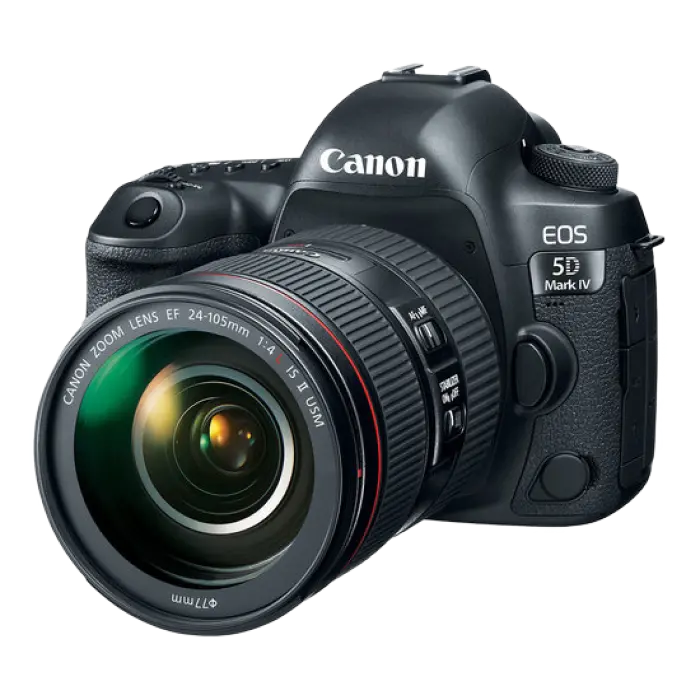 Aparat foto DSLR Canon EOS 5D Mark IV KIT (+ EF24-105 f/4 L IS USM), Negru