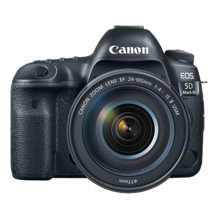 Aparat foto DSLR Canon EOS 5D Mark IV KIT (+ EF24-105 f/4 L IS USM), Negru