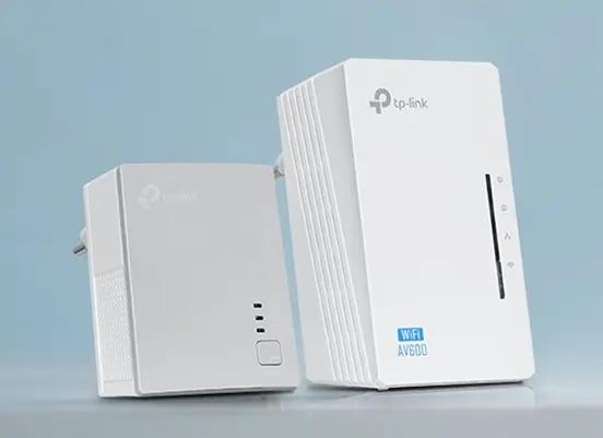 Wi-Fi + Powerline адаптер TP-LINK TL-WPA4220 KIT, AV600, 600 Mбит/c, Белый
