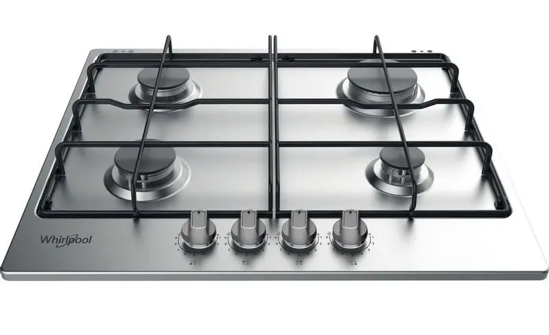 Plită pe gaz Whirlpool TKRL 650 IX, Oțel inoxidabil