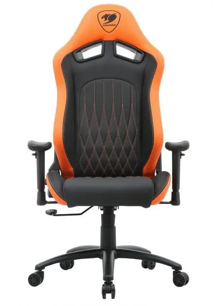 Scaun Gaming Cougar Explore, PVC Piele, Portocaliu