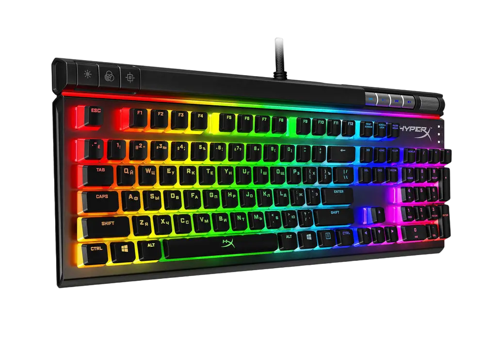 Клавиатура HyperX Alloy Elite 2, Проводное, Чёрный
