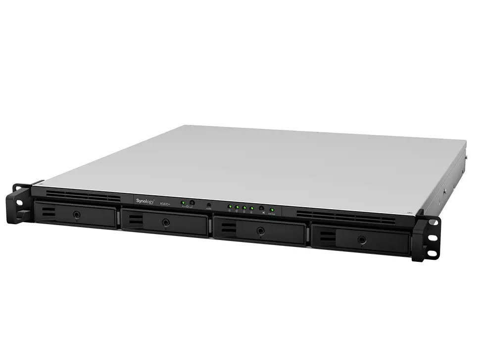 Сетевое хранилище SYNOLOGY RS820+, Серебристый