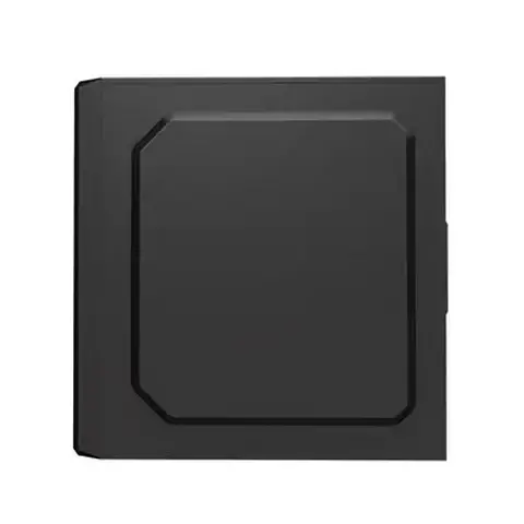 Carcasă PC Sohoo 5907BS, Midi-Tower, Sursă de alimentare încorporată, Negru/Argintiu