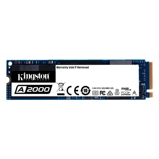 Накопитель SSD Kingston A2000, 500Гб, SA2000M8/500G