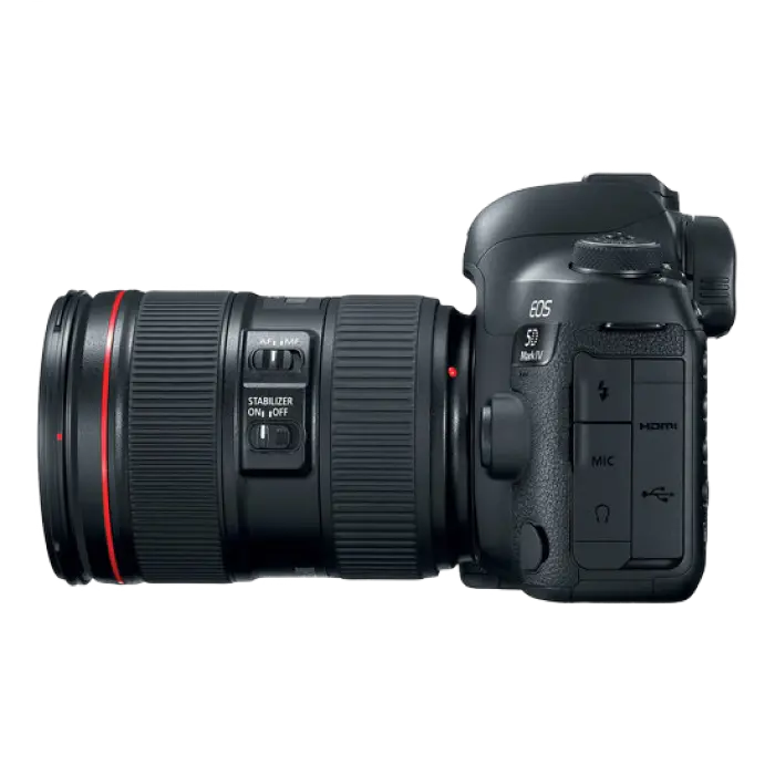 Aparat foto DSLR Canon EOS 5D Mark IV KIT (+ EF24-105 f/4 L IS USM), Negru