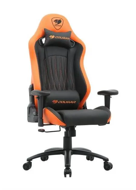 Scaun Gaming Cougar Explore, PVC Piele, Portocaliu