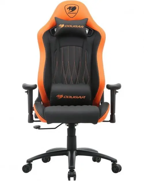 Scaun Gaming Cougar Explore, PVC Piele, Portocaliu