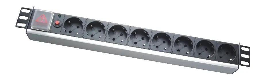 19" 1U power socket,  PDU-GM001, 8 ports, 16A, 1.8M, PVC sheel, APC Electronic