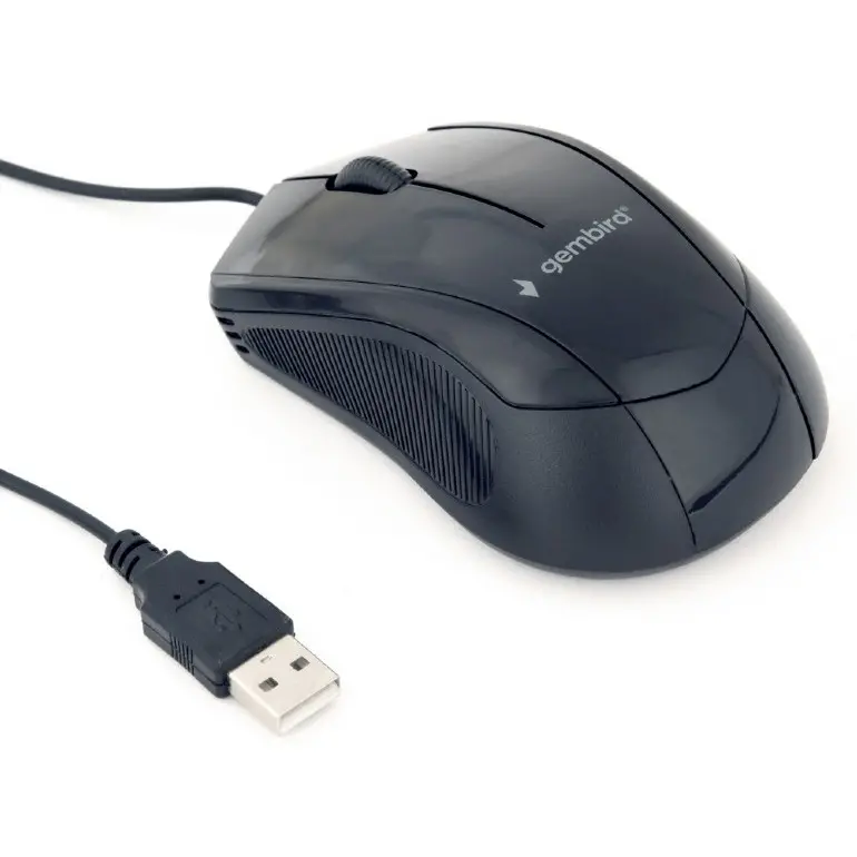 Mouse Gembird MUS-3B-02, Negru