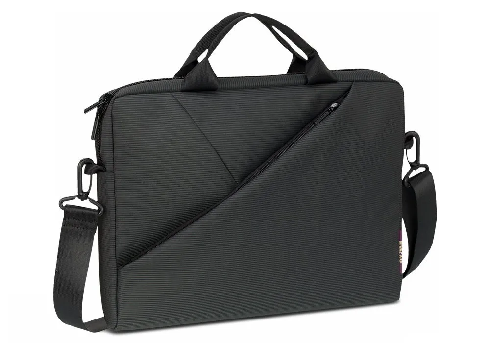 Geantă pentru Laptop RivaCase Tivoli, 15.6", Poliester, Gri