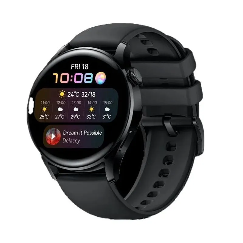 Ceas inteligent Huawei WATCH 3, Negru