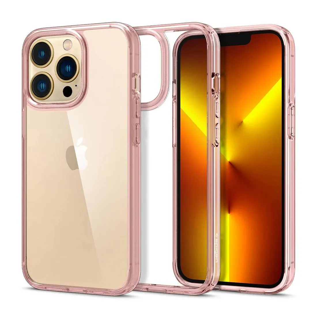 Чехол Spigen iPhone 13, Ultra Hybrid, Rose Crystal