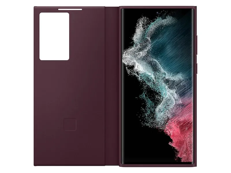 Husă tip carte Samsung Smart Clear View Cover for Galaxy S22 Ultra, Vinus