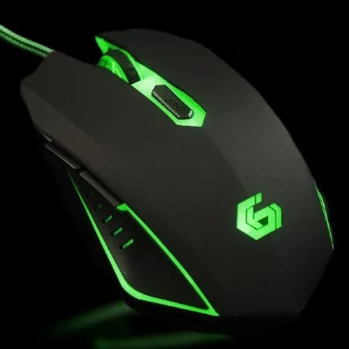Gaming Mouse Gembird MUSG-001-G, Negru/Verde