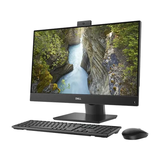 Computer All-in-One DELL OptiPlex 5480, 23,8", Intel Core i3-10100T, 8GB/256GB, Linux Ubuntu, Negru