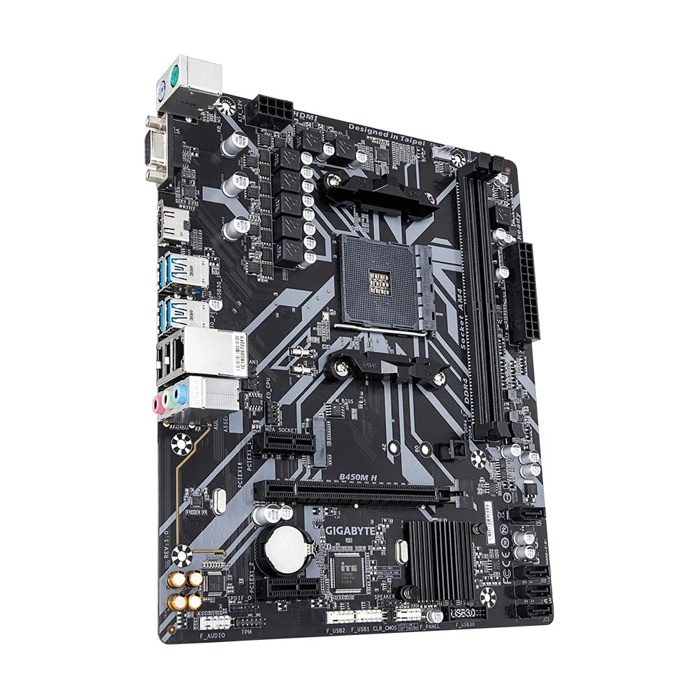 MB AM4 Gigabyte B450M H 1.0  mATX